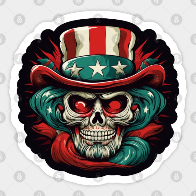 Mixed Mexican American Flag, Proud to be Mexican, Immigration Sticker by Pattyld